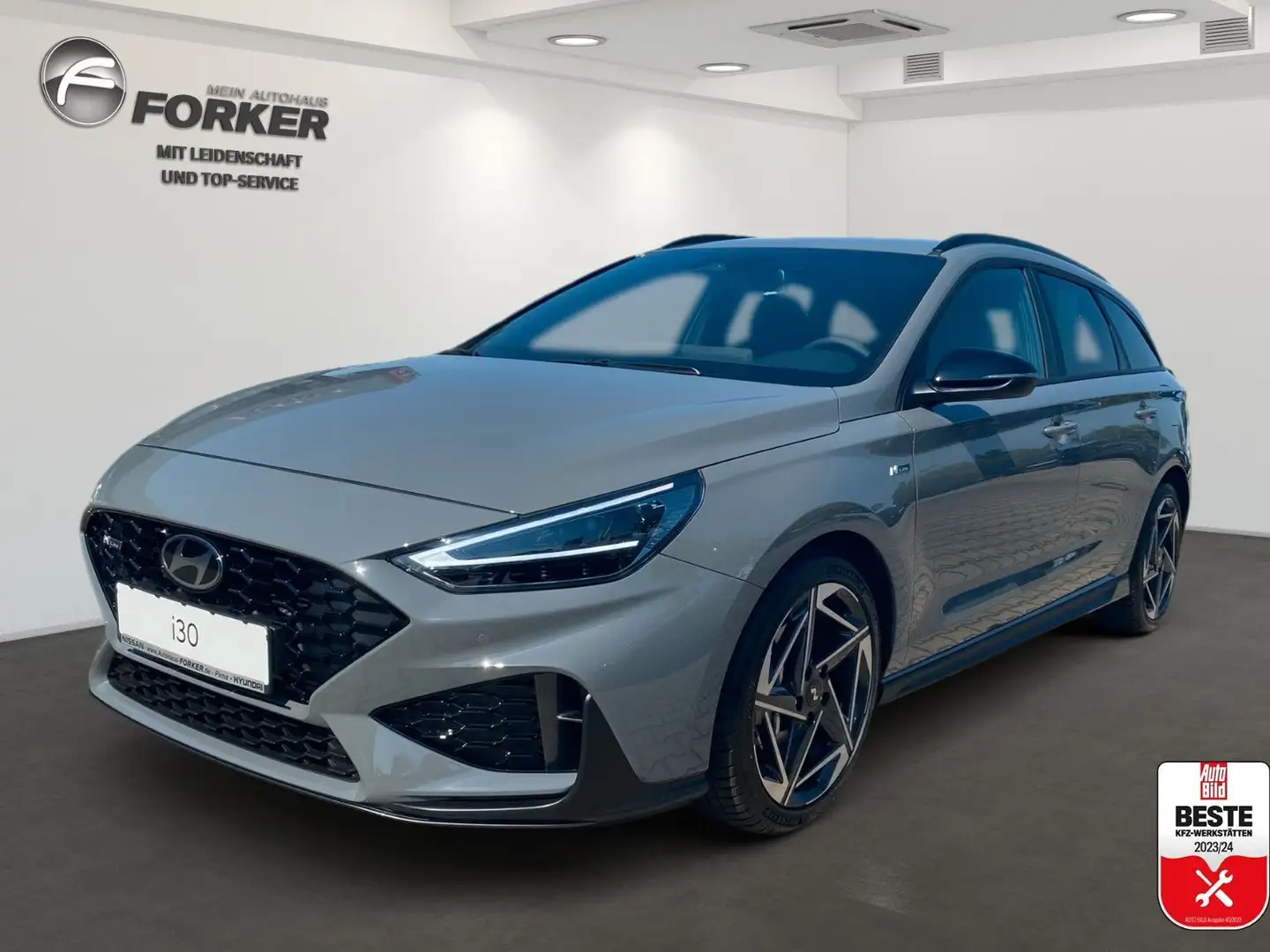 Hyundai i30 cw 1.5 T N-Line DCT Smart Key Voll-LED Pano Grau - 1