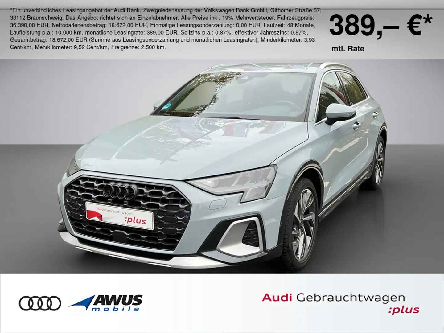 Audi A3 Allstreet 35 TFSI S tronic AHK, Klima, ACC Grau - 1