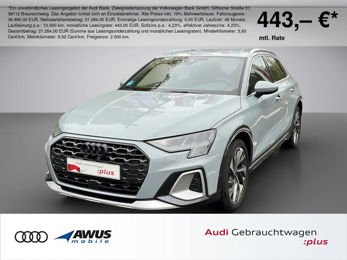 Audi A3 Allstreet 35 TFSI S tronic AHK, Klima, ACC Grau - 1