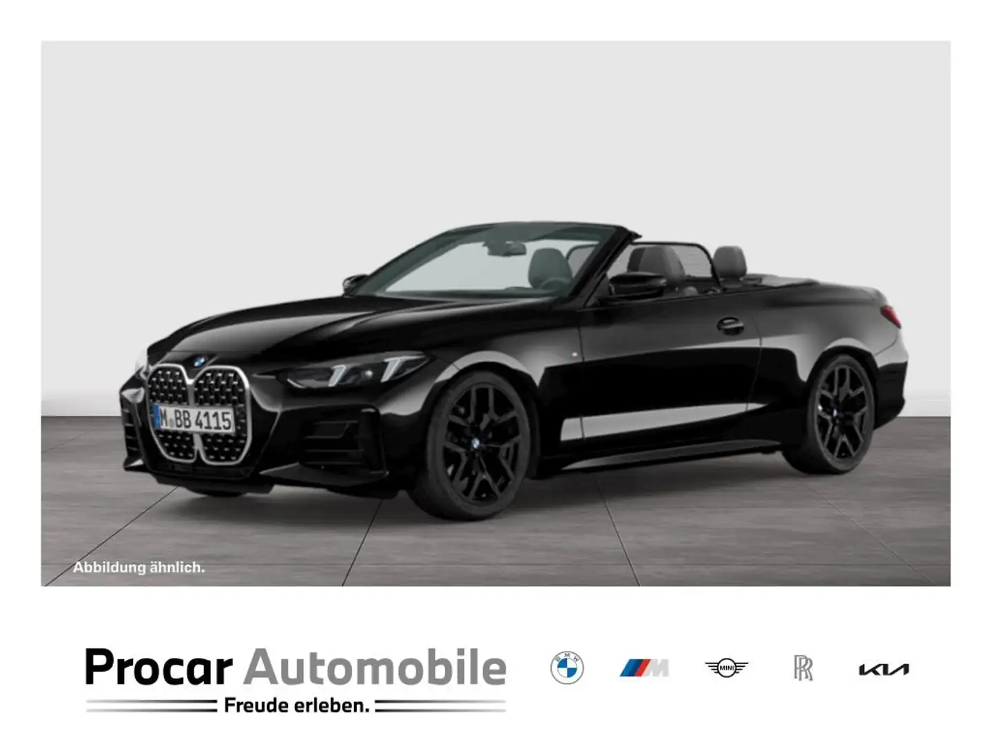 BMW 420 i Cabrio M Sport RFK NAVI LED Sound Syst. LM Negro - 1