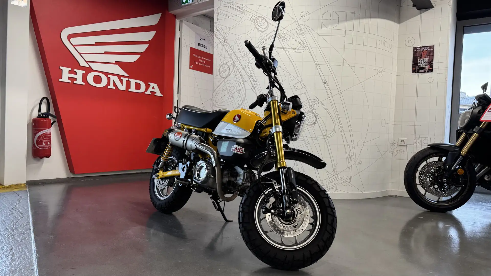 Honda Z 50 Yellow - 2