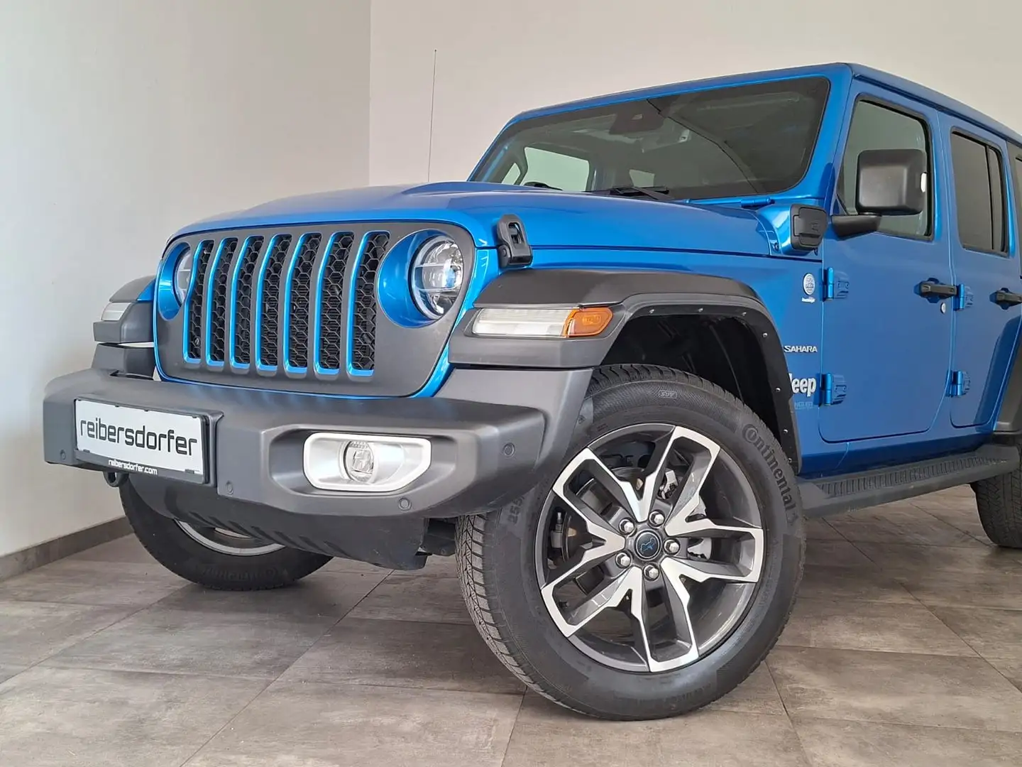 Jeep Wrangler / Wrangler Unlimited Plug-In Hybrid Sahara 4xe Blau - 2