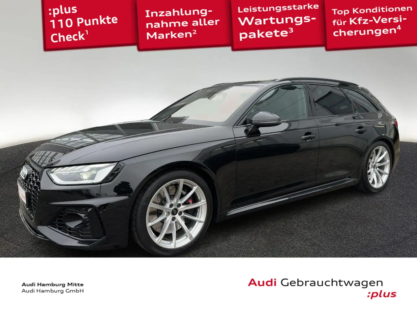 Audi RS4 RS4 Avant quattro tiptronic Navi Pano AHK Schwarz - 1