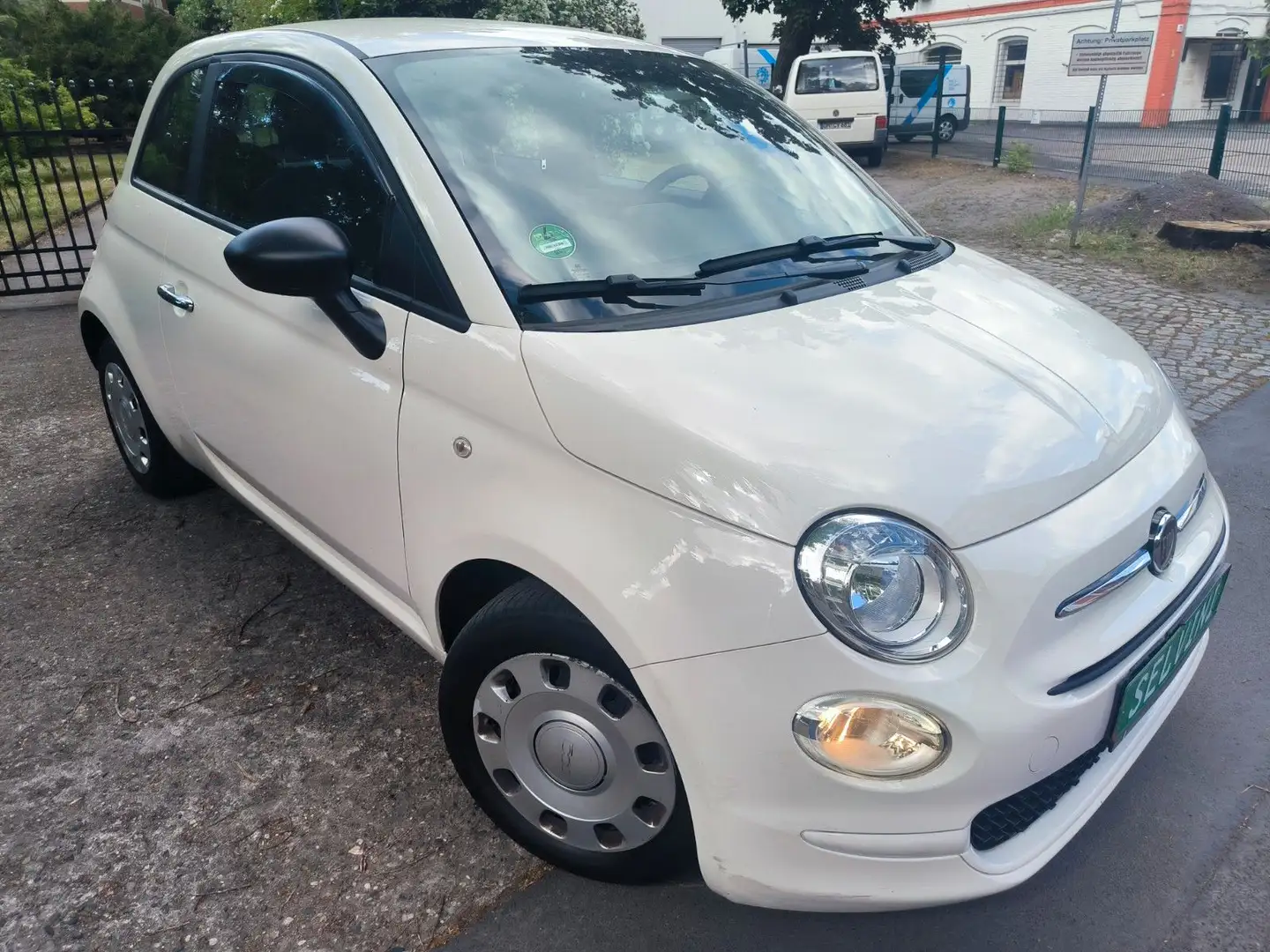 Fiat 500 Cult-Klima-Allwetter-TÜV NEU Blanco - 1