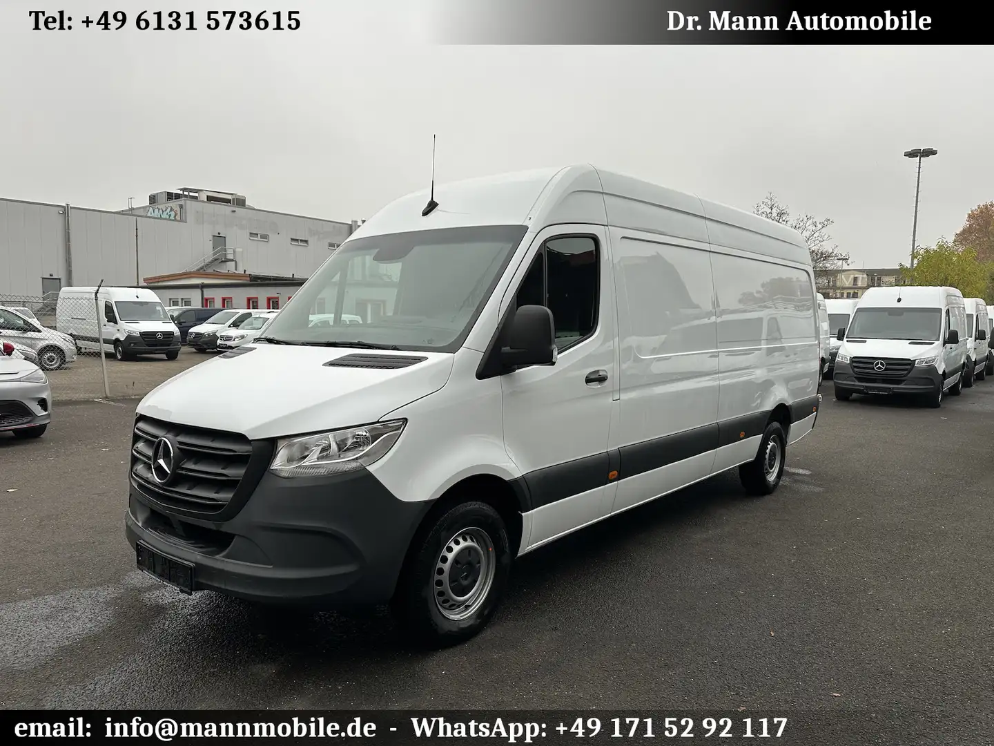Mercedes-Benz Sprinter 317 CDI RWD Maxi 2,8 to AHK Last 9gtronic Blanc - 1