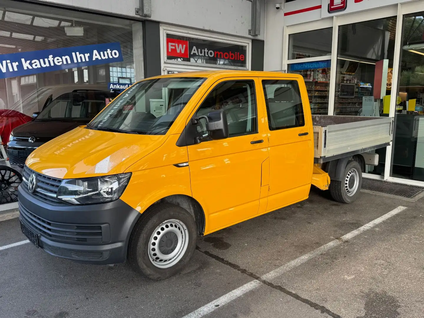 Volkswagen T6 Doka Pritsche 2,0 TDI Klima AHK Standheizung Jaune - 1