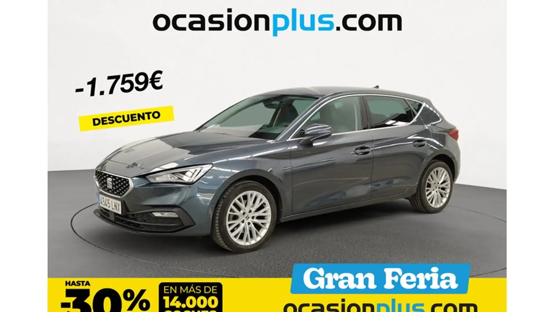 SEAT Leon 2.0TDI CR S&S Xcellence DSG-7 150 Gris - 1