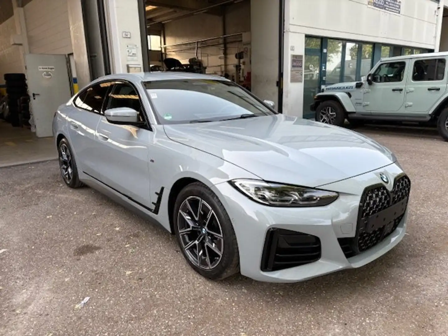 BMW 420 420d Gran Coupe mhev 48V xdrive Msport auto Grigio - 2