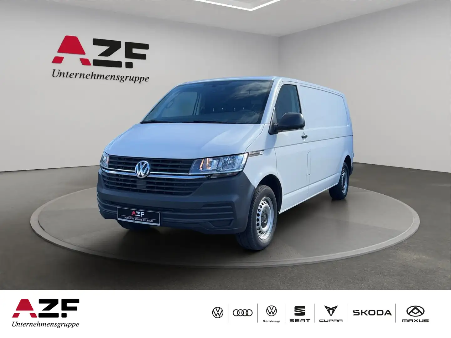 Volkswagen T6.1 Transporter 2.0 TDI DSG Kasten AHK+PDC+SITZ Weiß - 1