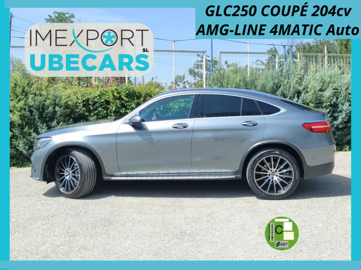 Mercedes-Benz GLC 250 Coupé 250d 4Matic Aut. Gris - 1