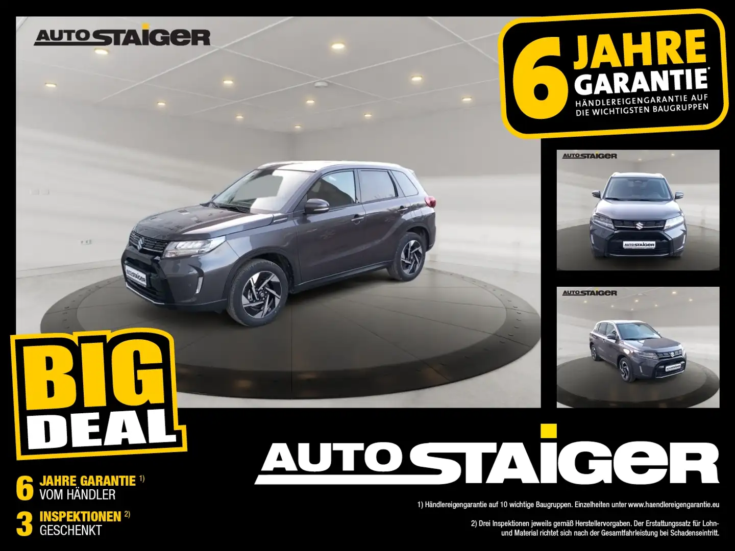 Suzuki Vitara 1.4 Comfort+ Allgrip Navi*Panorama*PDC* Gris - 1