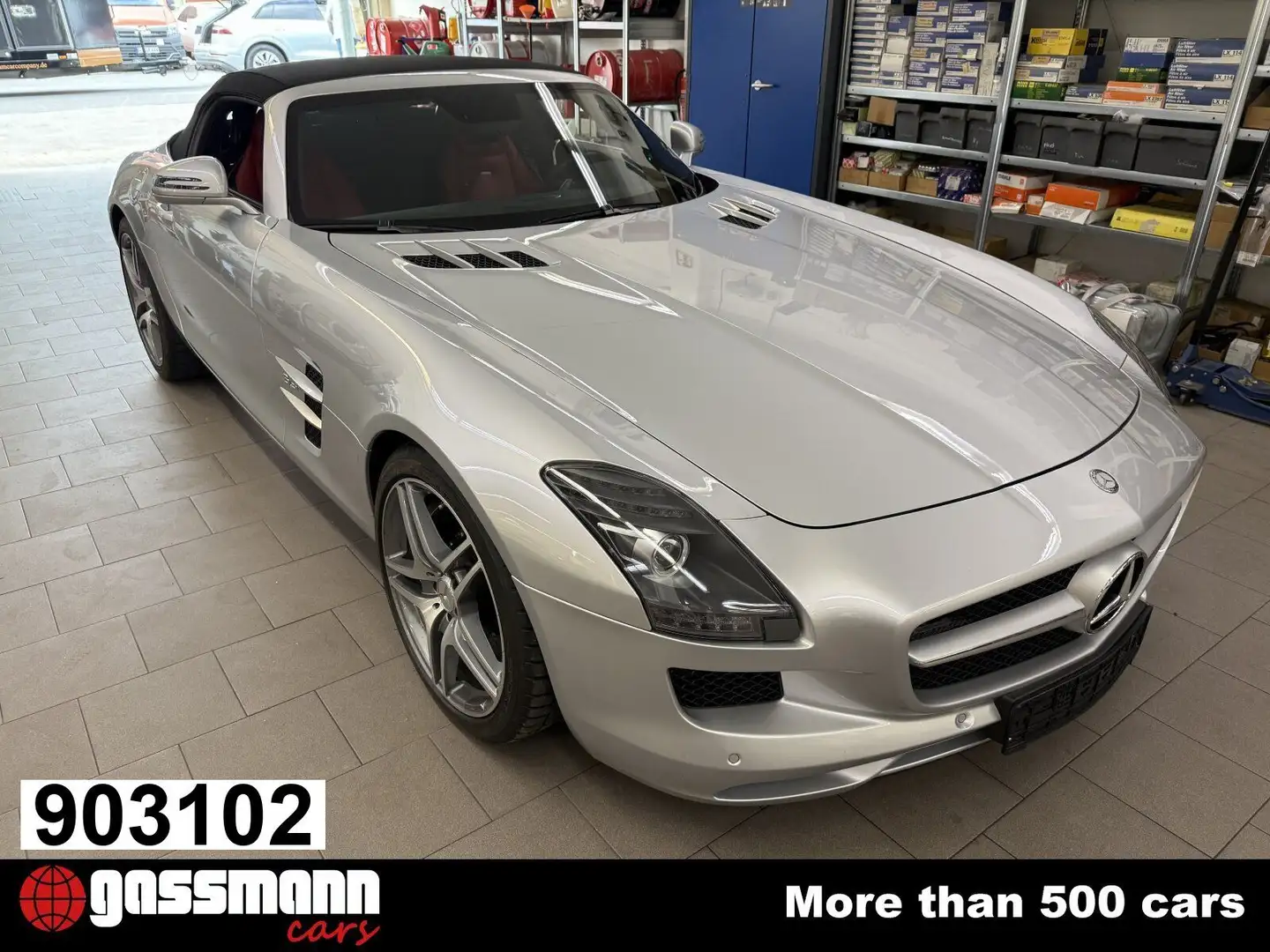 Mercedes-Benz SLS SLS 6.3 AMG Roadster -  R197 Srebrny - 1