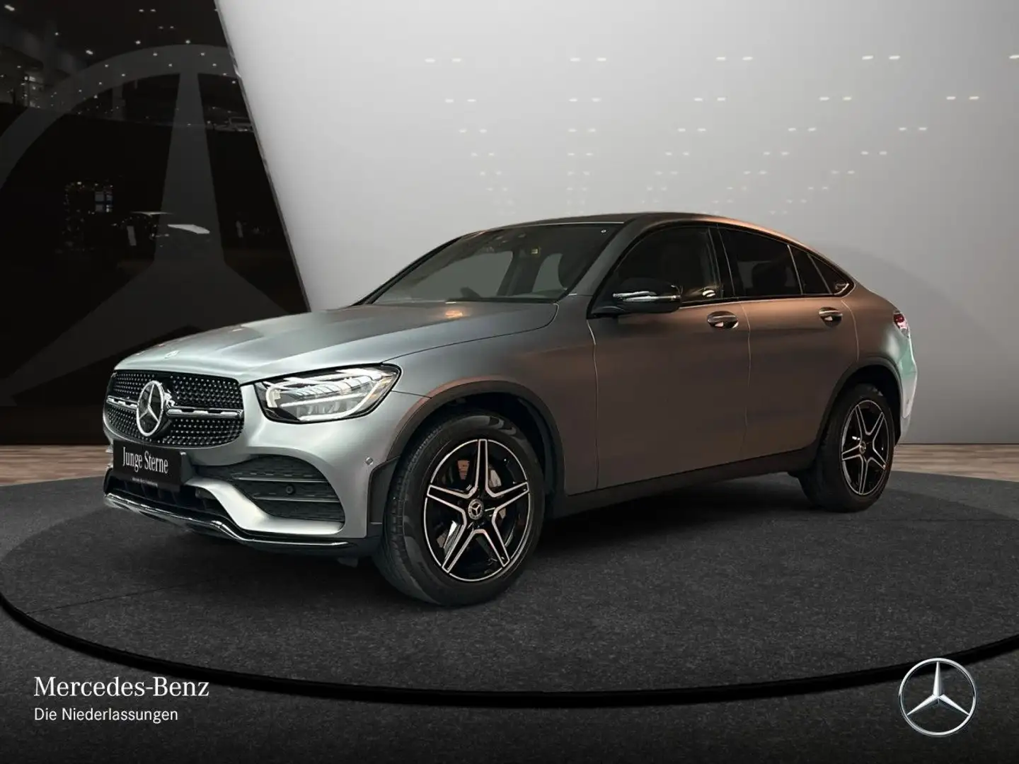 Mercedes-Benz GLC 400 d Coupé 4M AMG+NIGHT+LED+FAHRASS+KAMERA Gris - 2