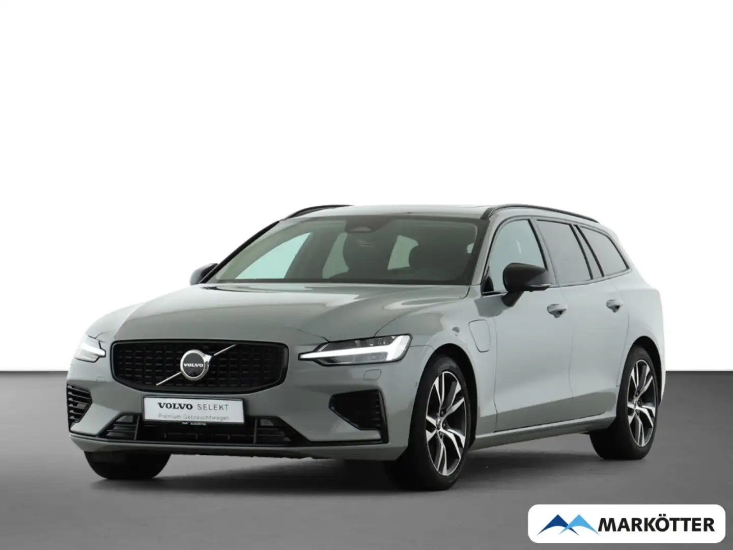 Volvo V60 Plus Dark Recharge AWD/NAVI/PDC/SHZ/Google Grau - 1