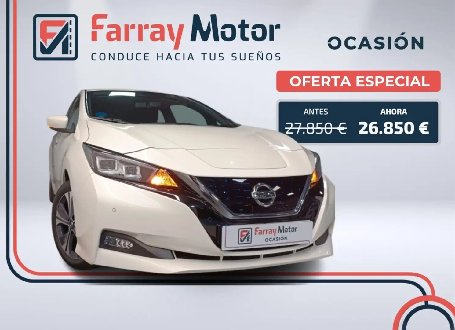 Nissan Leaf 40 kWh N-Connecta Weiß - 1