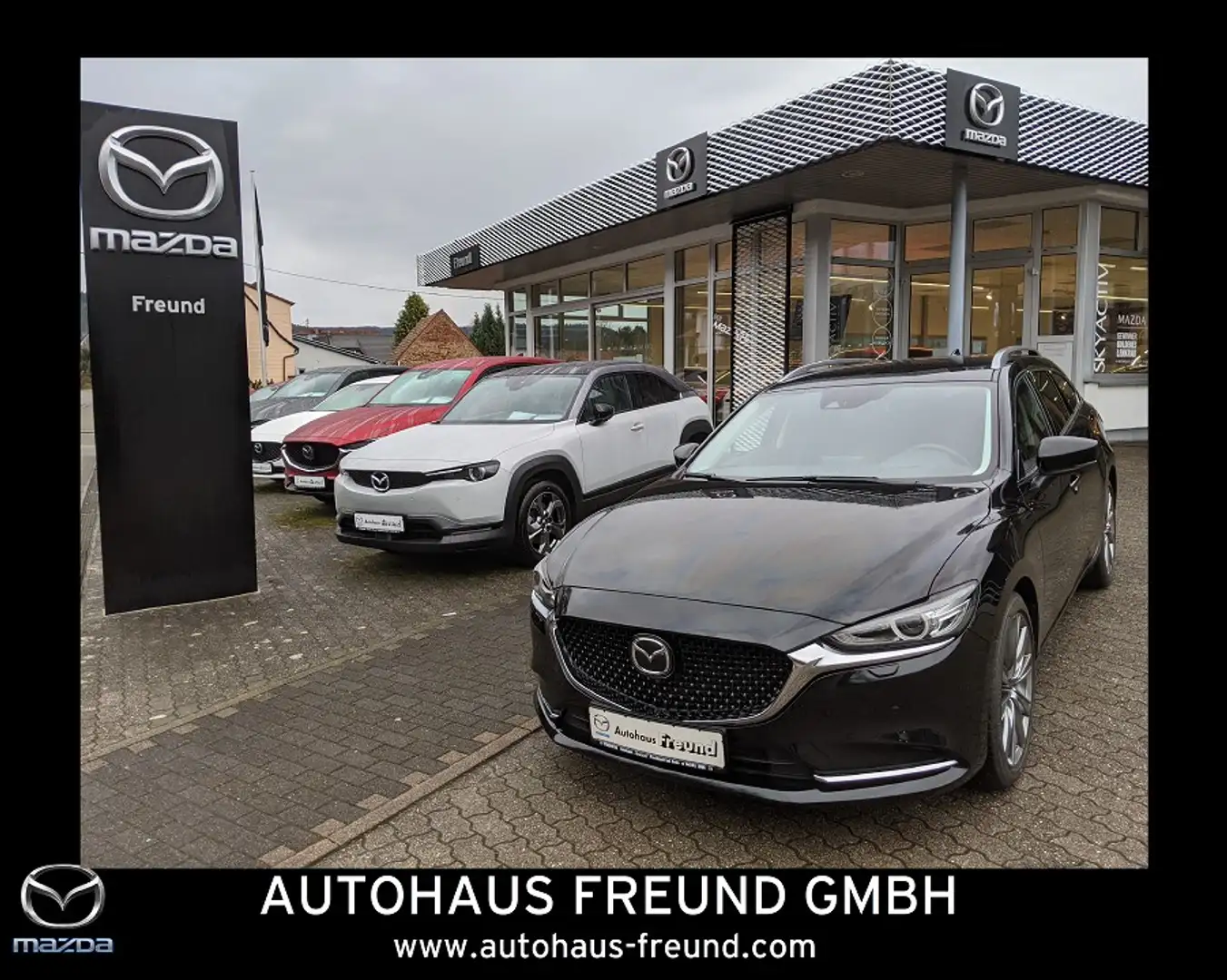 Mazda 6 SKY-D SPORTS-LINE+LEDER-SCHWARZ+BOSE+NAVI+360° KAM Schwarz - 1