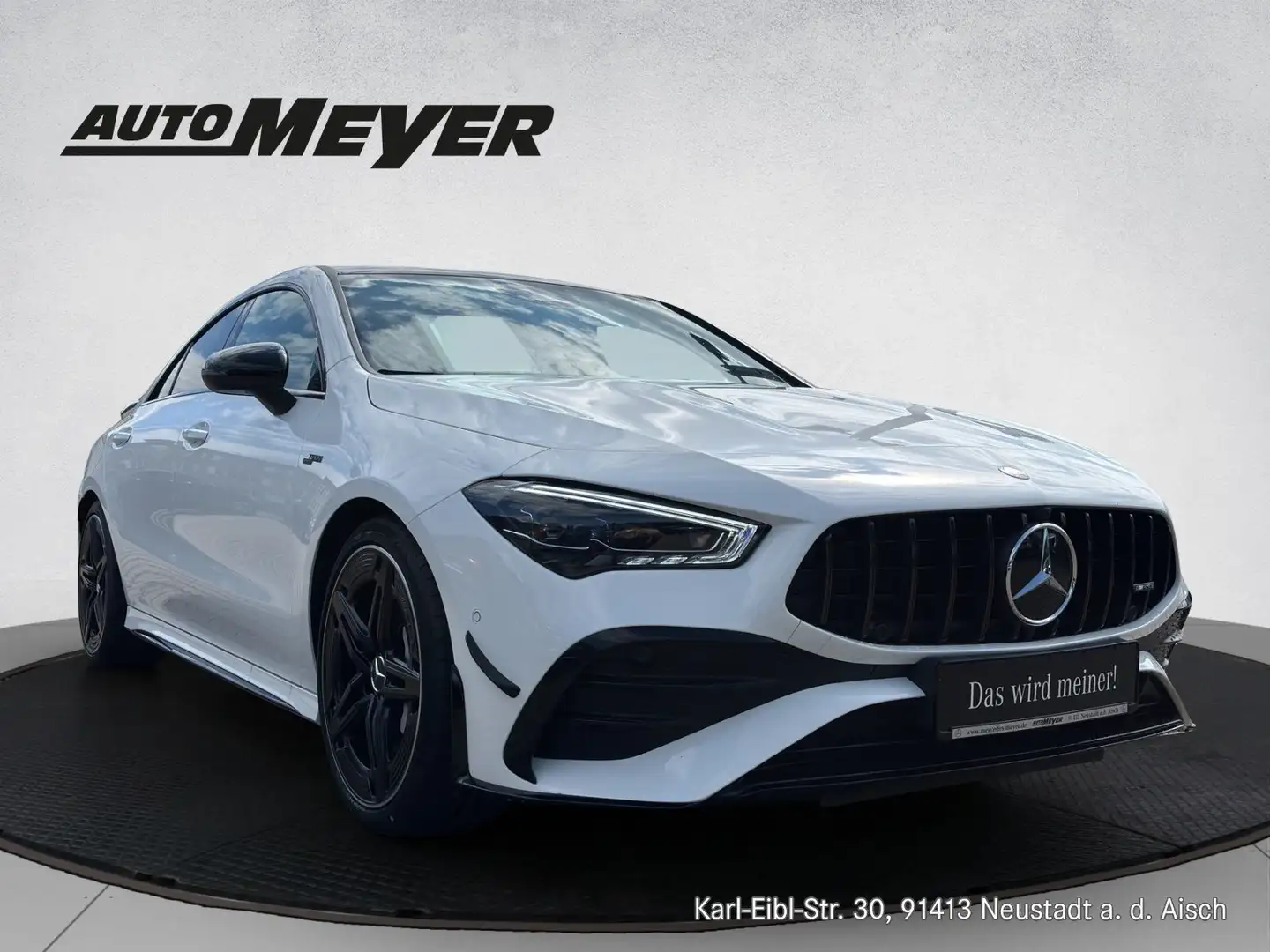 Mercedes-Benz CLA 35 AMG 4M+NIGHT I+II+AERO PLUS+PANO+19+MBEAM Blanco - 2