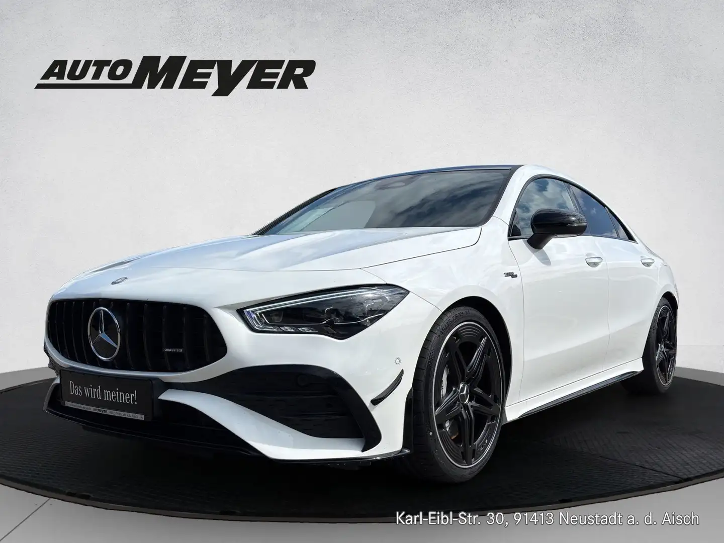 Mercedes-Benz CLA 35 AMG 4M+NIGHT I+II+AERO PLUS+PANO+19+MBEAM Blanco - 1