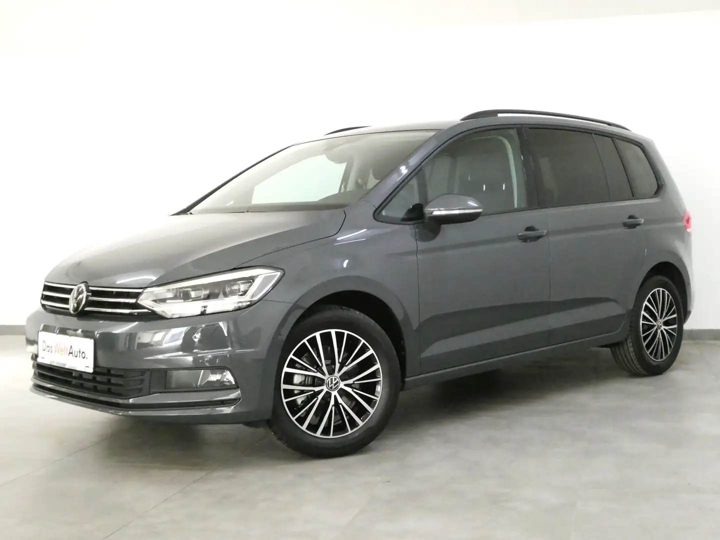 Volkswagen Touran TDI 7-Sitzer LED Navi Ahk ACC R-Kamera App DAB Grau - 1