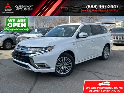 White 2022 Mitsubishi Outlander Hybrid Plug-in SUV / Crossover All-Wheel Drive 1-Speed Automatic