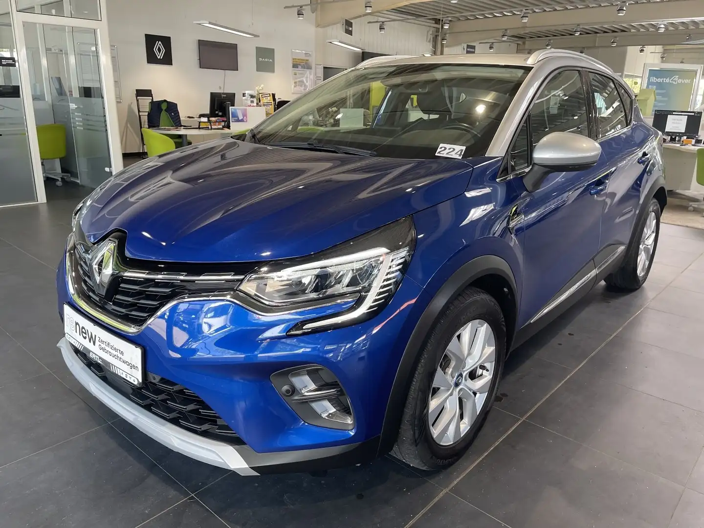 Renault Captur INTENS E-TECH Plug-in 160PS Bleu - 1
