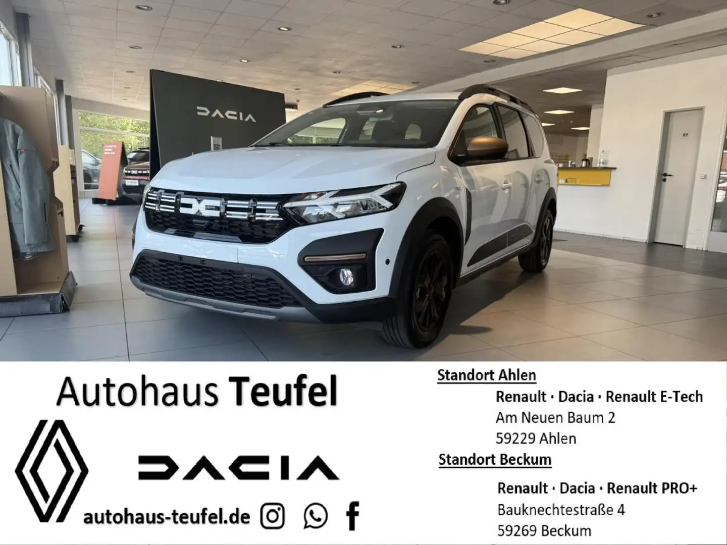 Dacia Jogger Extreme+ TCe 110 *1000€ Urlaubsgeld!* Weiß - 1