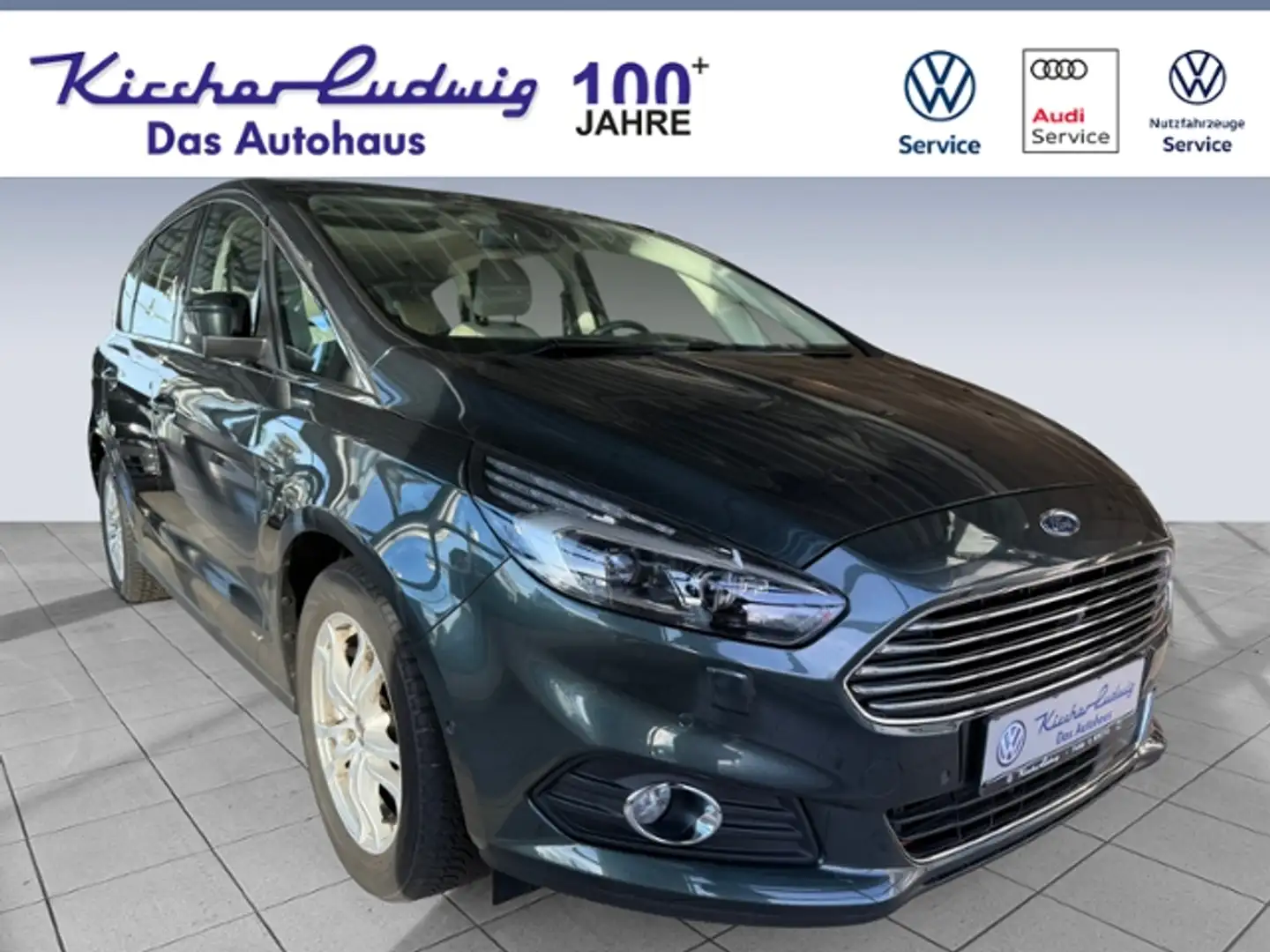 Ford S-Max 2.0 TDCi Titanium AWD PANO LEDER NAVI KAMERA Grün - 1
