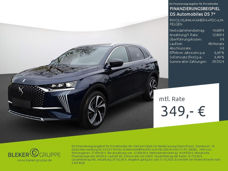 DS Automobiles DS 7 RIVOLI KLIMA+KAMERA+PDC+LM-FELGEN