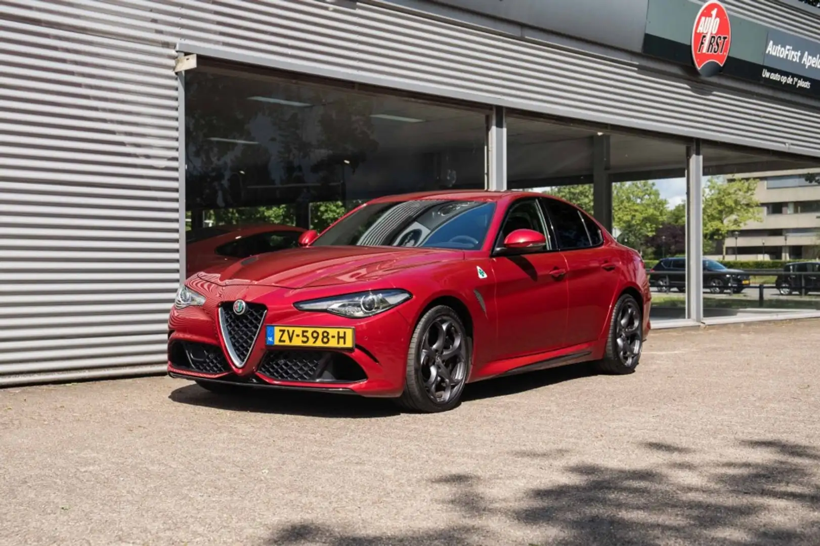 Alfa Romeo Giulia 2.9 V6 Quadrifoglio My2019 Carplay H&K Rosso Compe Rosso - 2