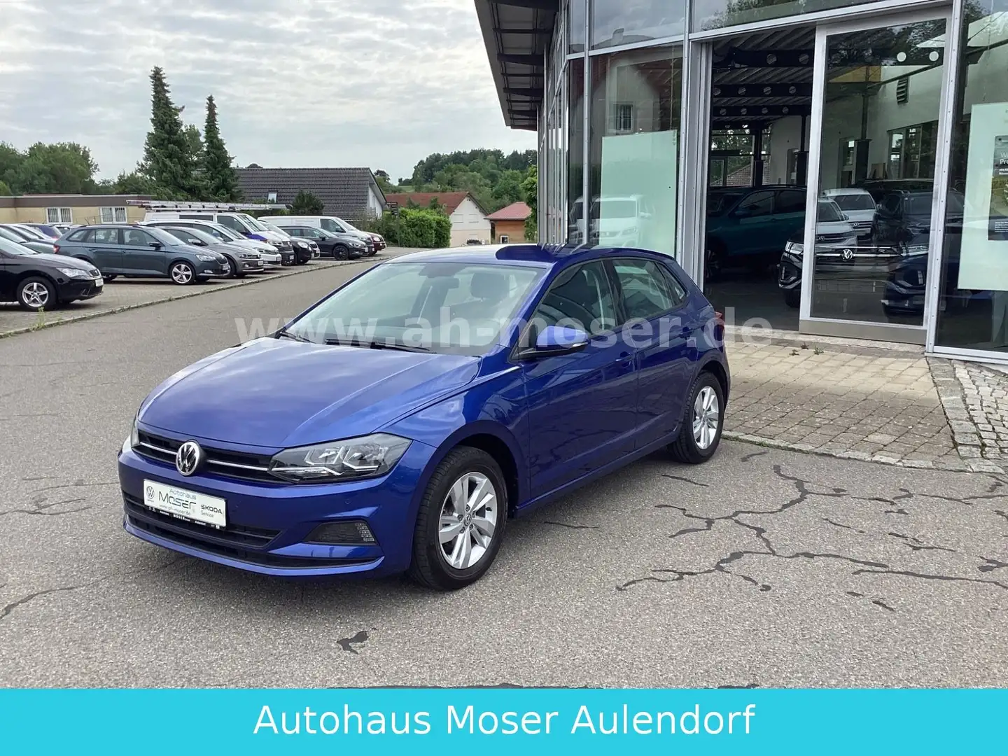 Volkswagen Polo VI DSG/NAVI/SH/MULTIMEDIA/MFL Bleu - 1