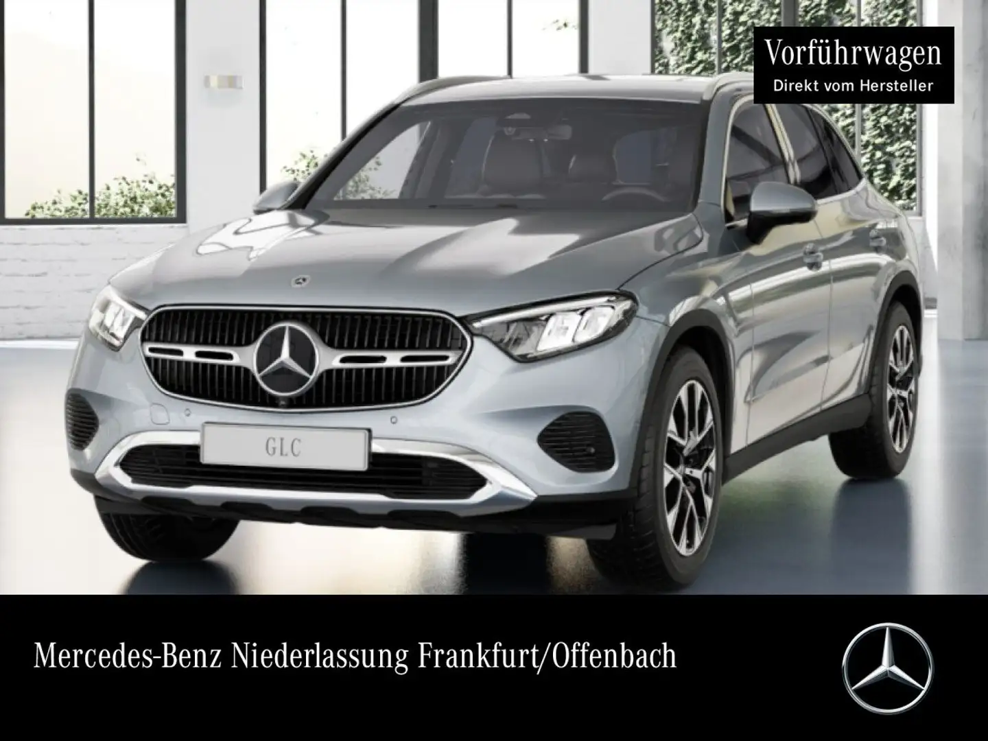 Mercedes-Benz GLC 200 4M AVANTG+360+AHK+LED+TOTW+KEYLESS+9G Silber - 1