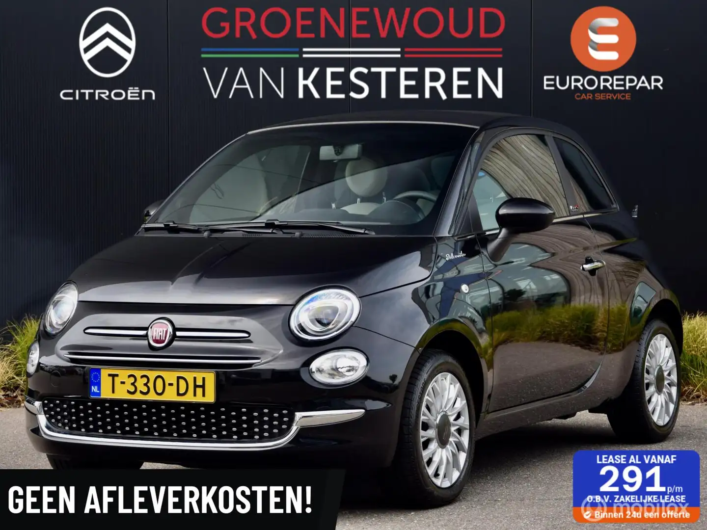 Fiat 500C 1.0 Hybrid Dolcevita Noir - 1