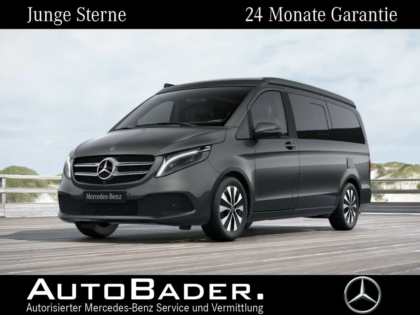 Mercedes-Benz V 300 V 300 d 4M Marco Polo SD AHK StdHz DISTR 360 LED Gris - 1