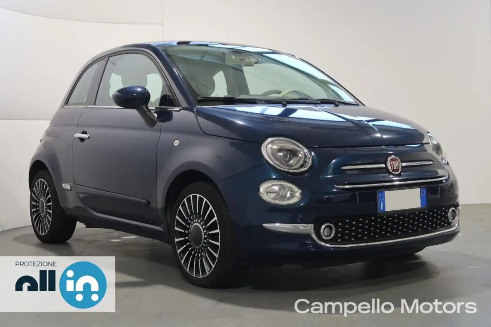 Fiat 500 500 1.2 69cv Lounge Dualogic Blu/Azzurro - 1