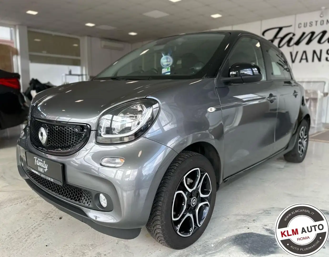 smart forFour 90 0.9 Turbo Prime Pelle Garanzia Gris - 1