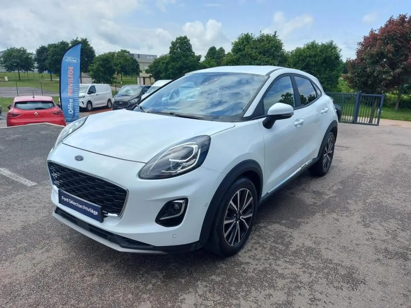 Ford Flex 1.0 Flexifuel 125ch S\u0026S mHEV Titanium Weiß - 1