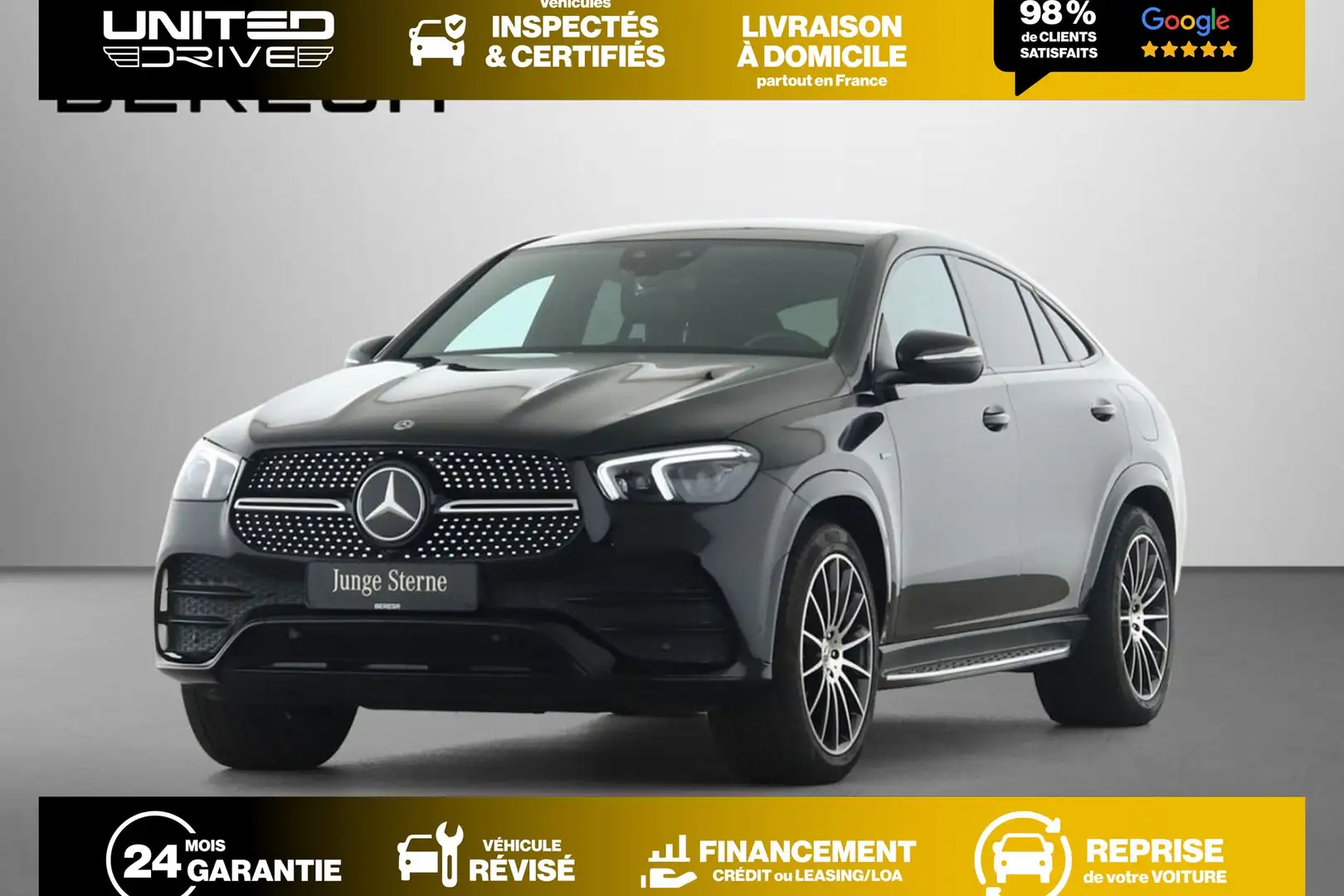 Mercedes-Benz GLE 350 de Coupé  9G-Tronic 4Matic AMG Line 330CV Noir - 1