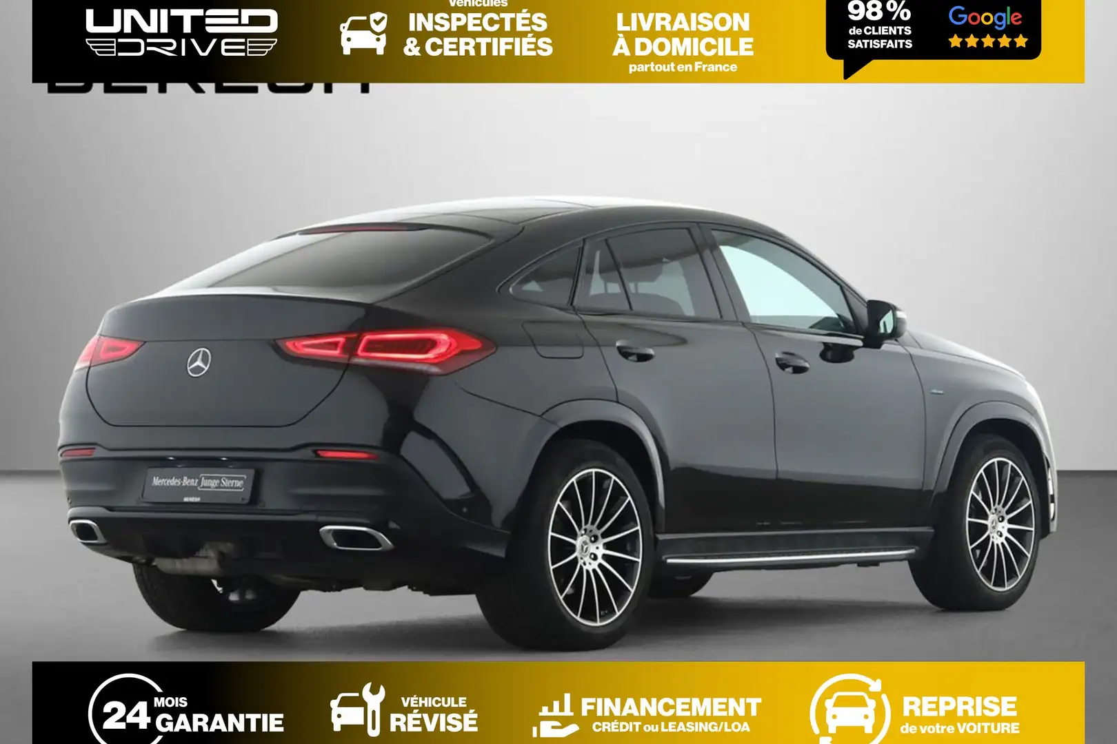 Mercedes-Benz GLE 350 de Coupé  9G-Tronic 4Matic AMG Line 330CV Noir - 2