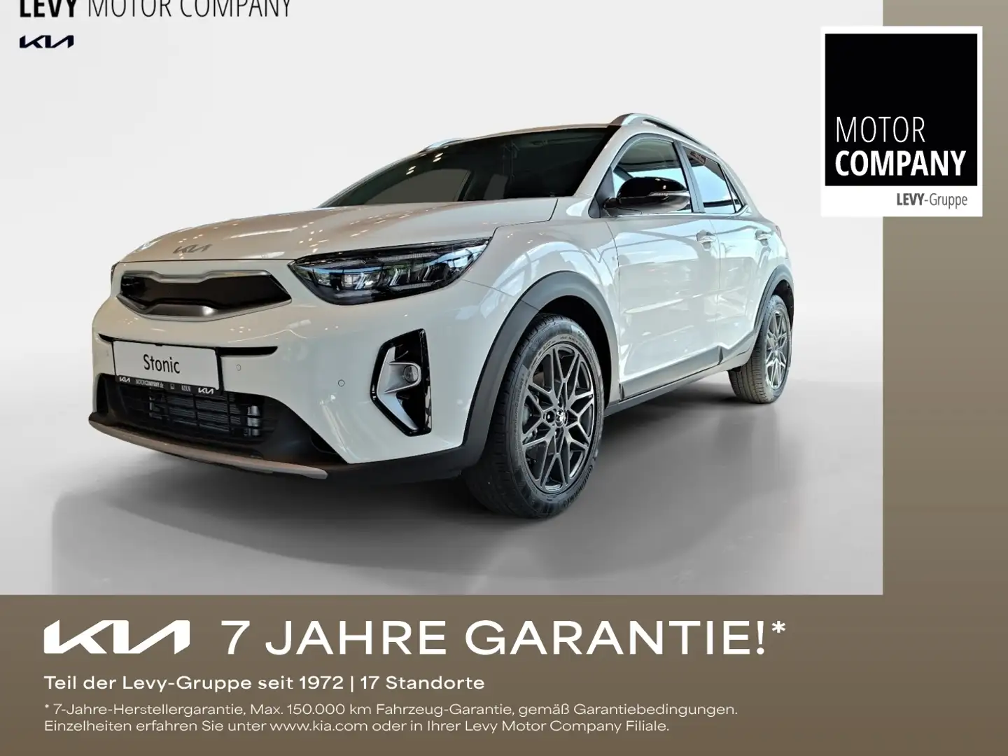 Kia Stonic 1.0 T-GDI Nightline Ed. +Automatik+Aktion+ Weiß - 1