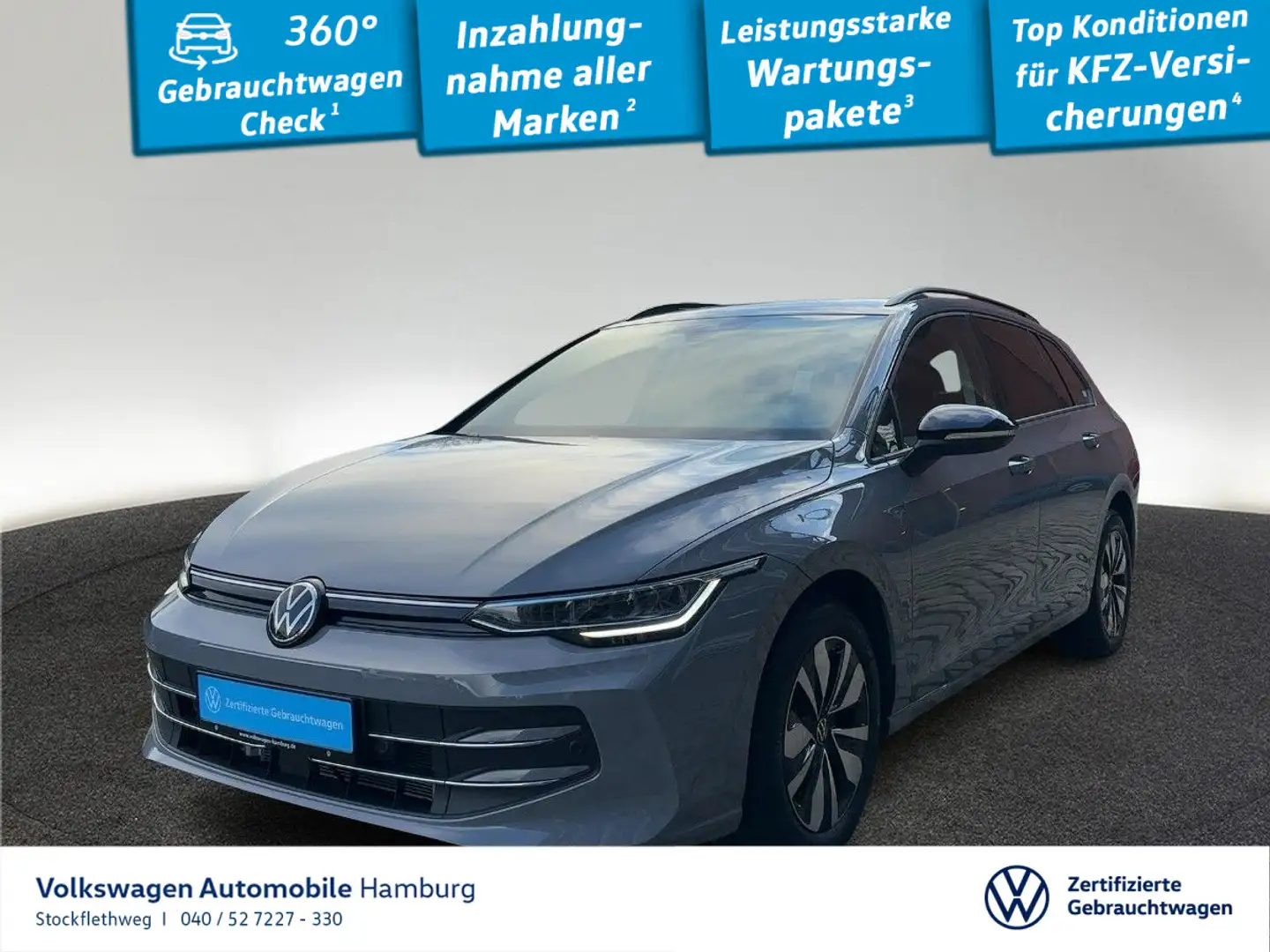 Volkswagen Golf Variant Golf VIII Variant 1.5 TSI Goal AHK Navi Cam ACC Grau - 1