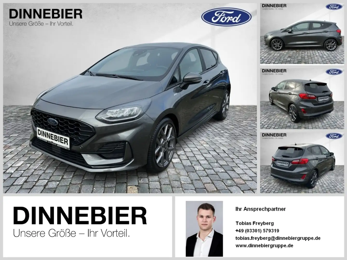 Ford Fiesta ST-Line LED+Kamera+Winterpaket+Klima Grey - 1
