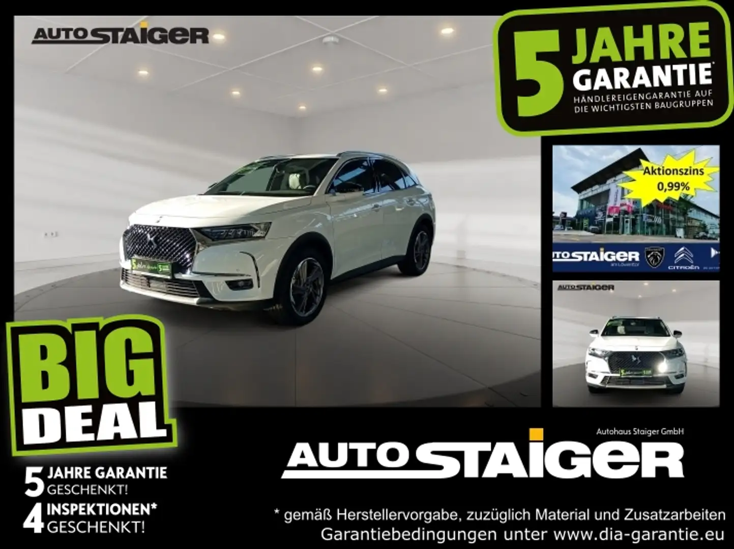 DS Automobiles DS 7 Crossback DS7 Crossback E-Tense Rivoli *Leder*Navi* Weiß - 1