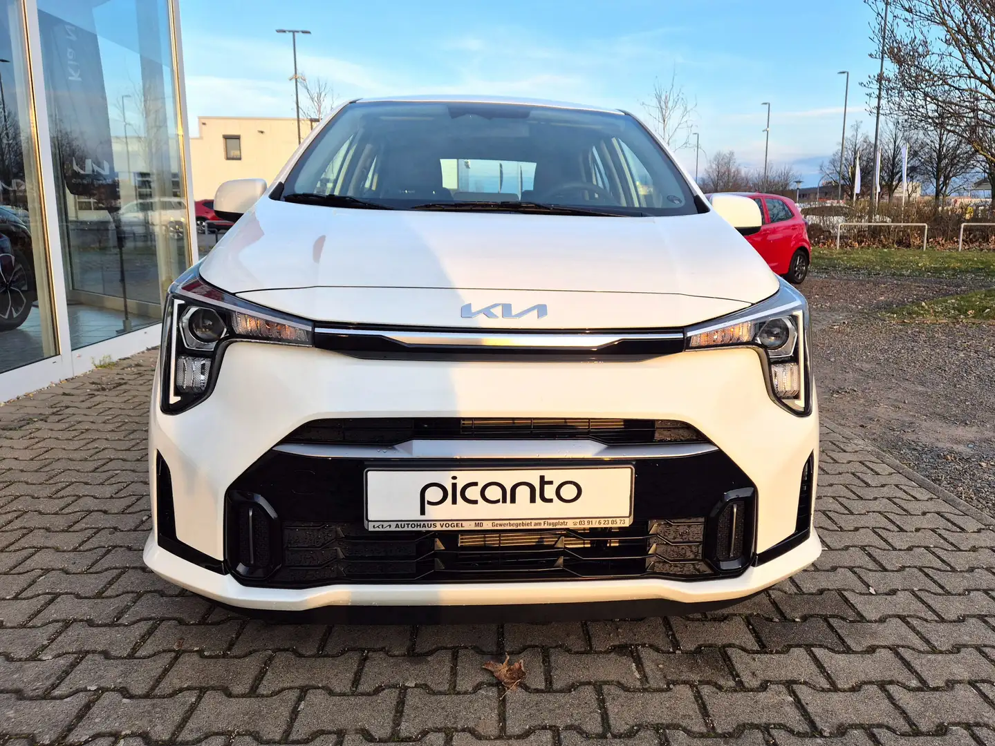 Kia Picanto 1.0 Vision Navi Rückfahrkam. Sitz & Lenkradheiz Weiß - 2