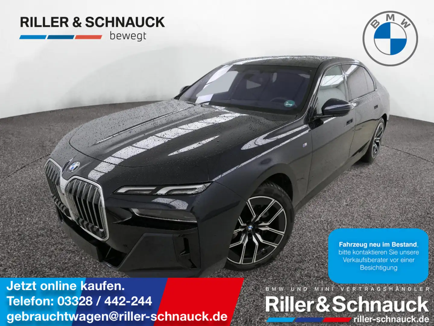 BMW 740 d xDrive M Sport AHK+PANO-SKY+STANDHZG Schwarz - 1