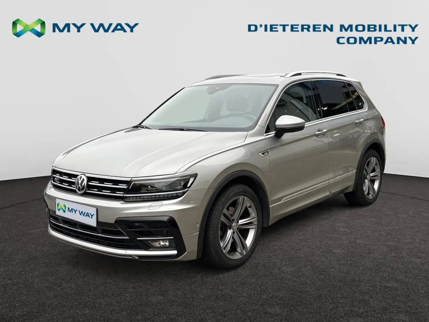 Volkswagen Tiguan R-Line 1.5 TSI 150 PK DSG-7 / Open Dak / Leder / ACC / Camera / Apple Carplay Argent - 1