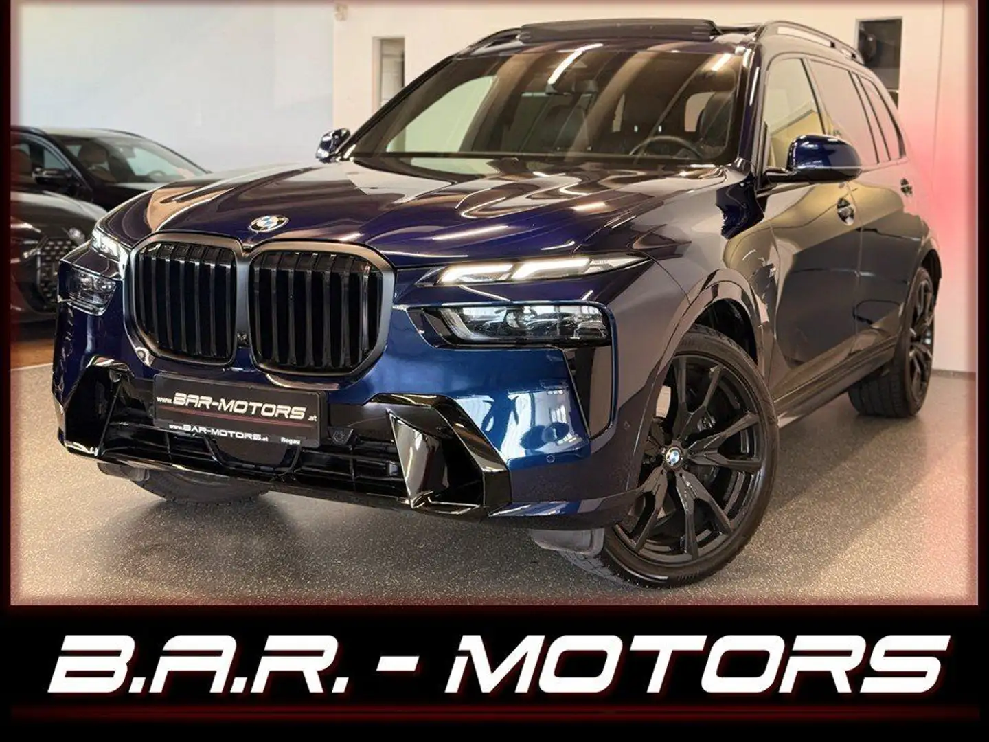 BMW X7 xDrive 40d INDIVIDUAL*LUFT*LASER*7-SITZER*PANO*HU Blau - 1