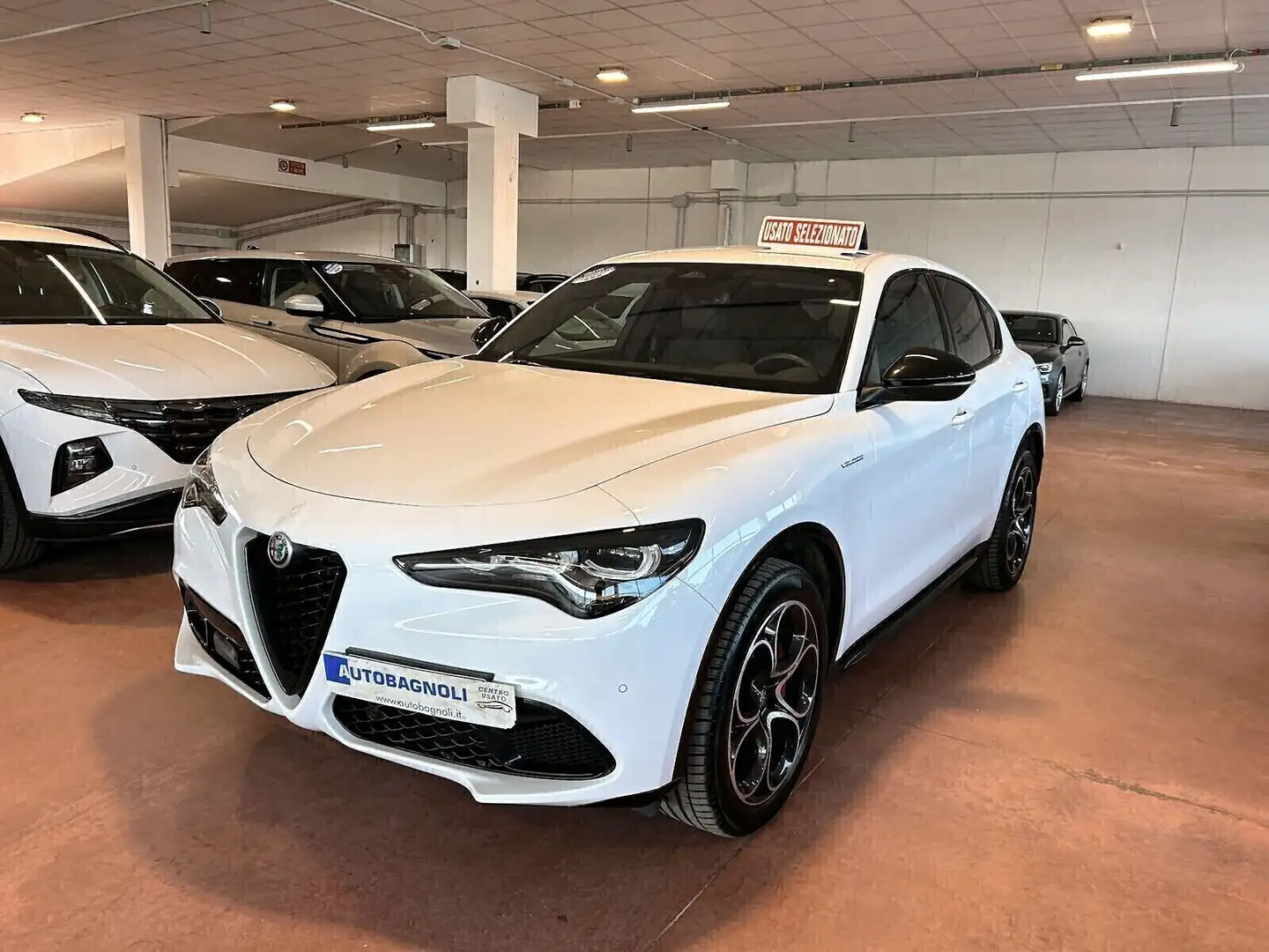 Alfa Romeo Stelvio VELOCE 2.2 Turbodiesel 210 CV AT8 Q4 SPOTICAR Bianco - 1