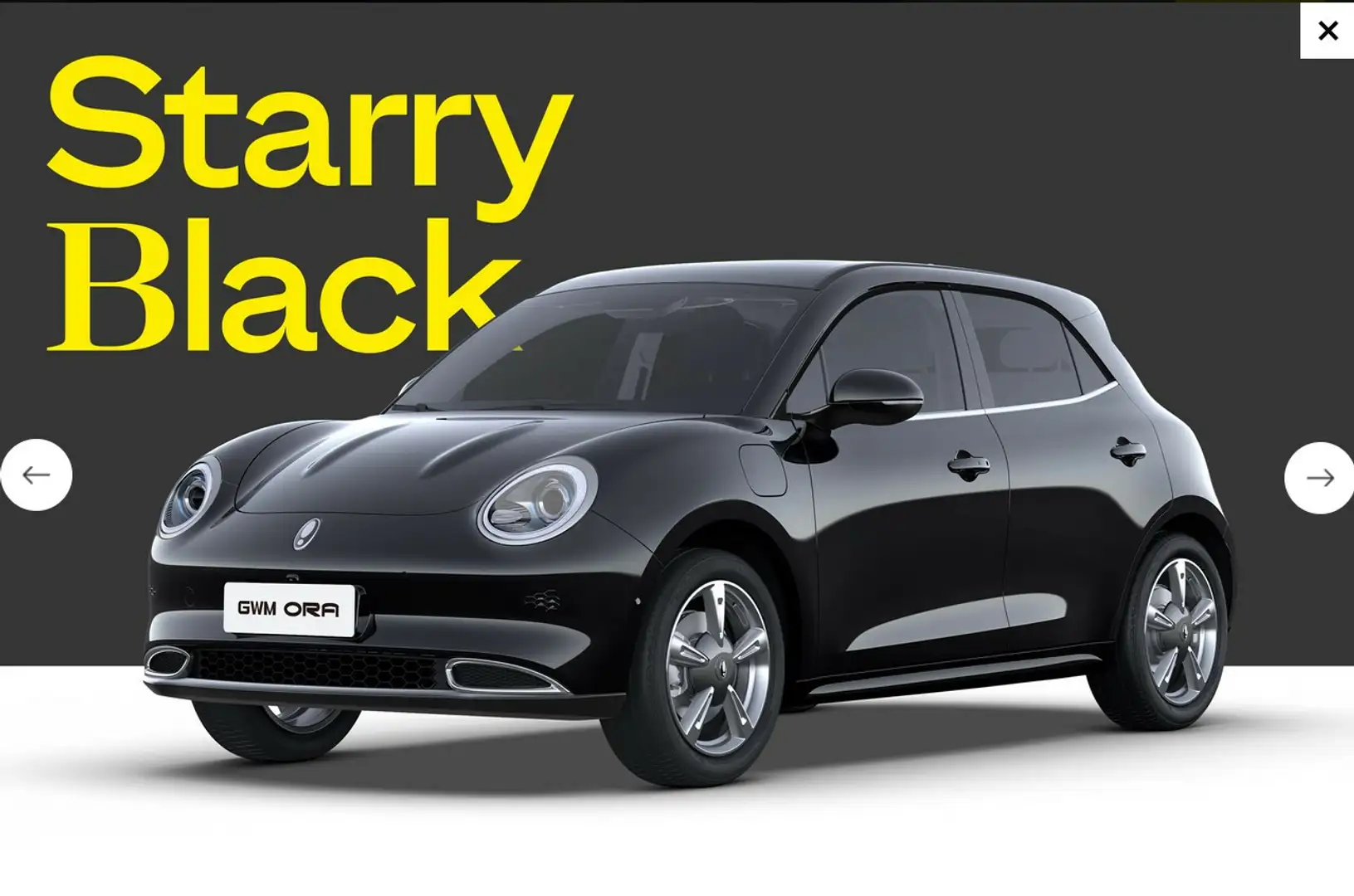 GWM ORA 03 400 PRO, Sonderaktion Schwarz - 1