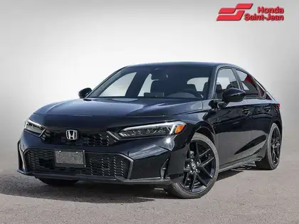 Black 2026 Honda Civic Hatchback Hatchback Front-Wheel Drive Automatic