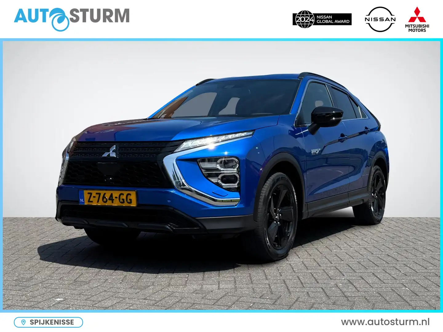 Mitsubishi Eclipse Cross 2.4 PHEV Black Edition | Navigatie | 360° Camera | Blauw - 1